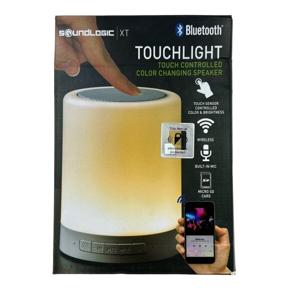 Soundlogic XT Bluetooth Speaker Wireless Touch Control TouchLight Color Changing - Picture 1 of 3